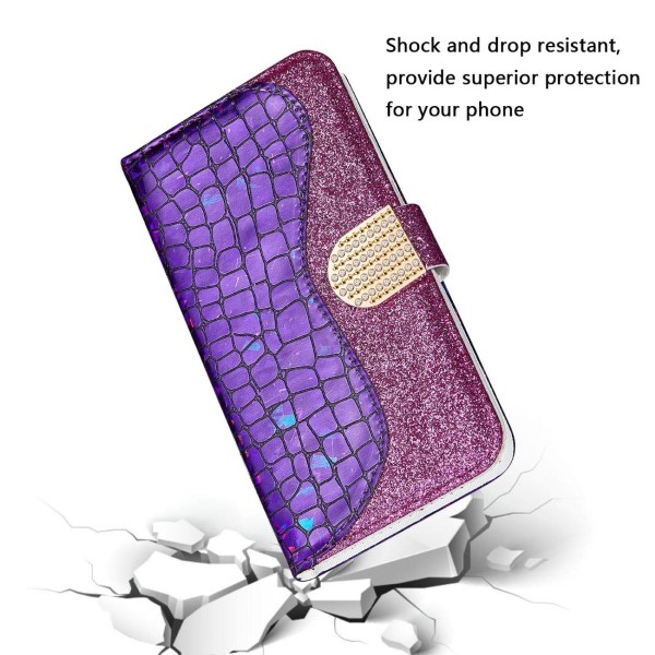 Pouzdro na Samsung Galaxy S23 Ultra Glitter fialové