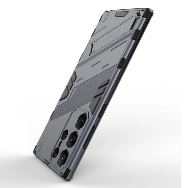 Kryt na Samsung Galaxy S23 Ultra odolný Shockproof šedý