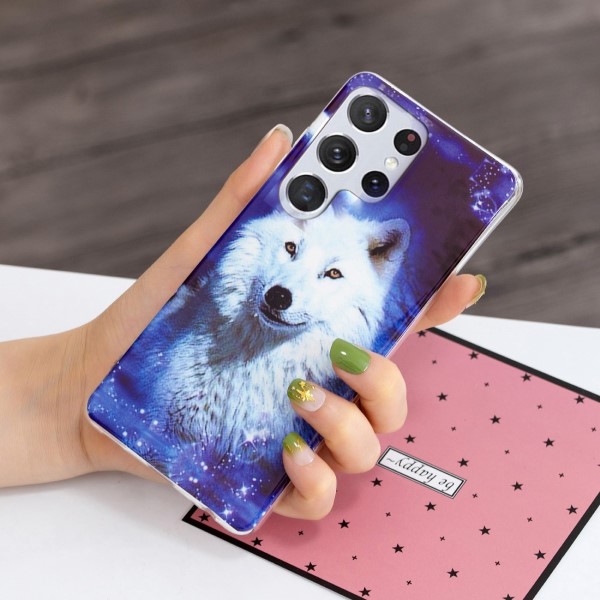 Kryt na Samsung Galaxy S23 Ultra svítící Vlk