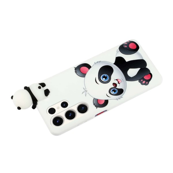 Kryt na Samsung Galaxy S23 Ultra 3D Panda bílý