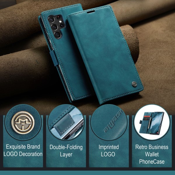 Pouzdro na Samsung Galaxy S23 Ultra CASEME modré