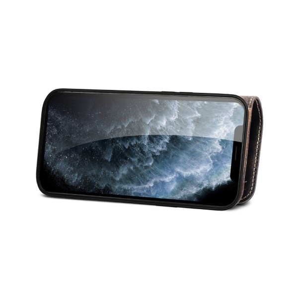 Pouzdro pro iPhone 13 Pro Kožené černé