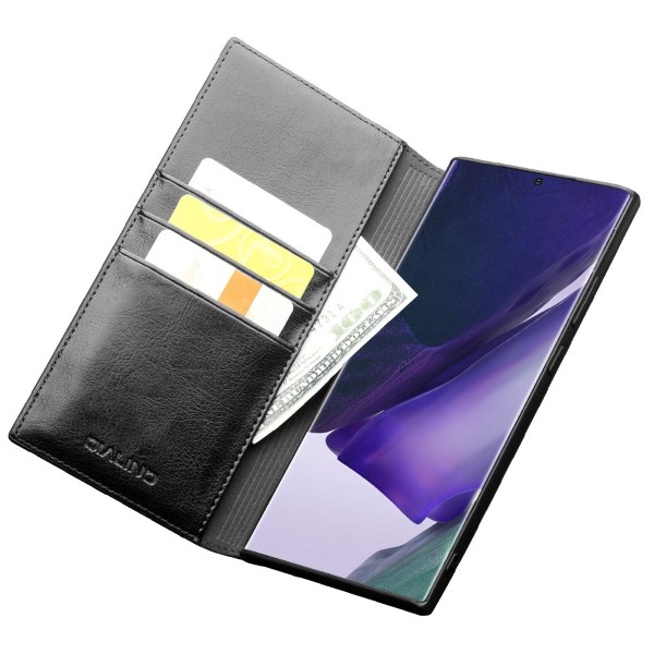Pouzdro kožené QIALINO na Samsung Galaxy Note 20 černé