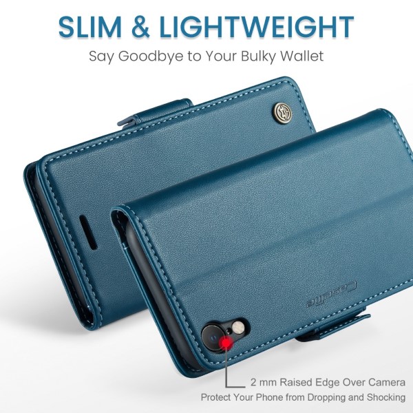 Pouzdro pro iPhone Xr CASEME Smooth modré