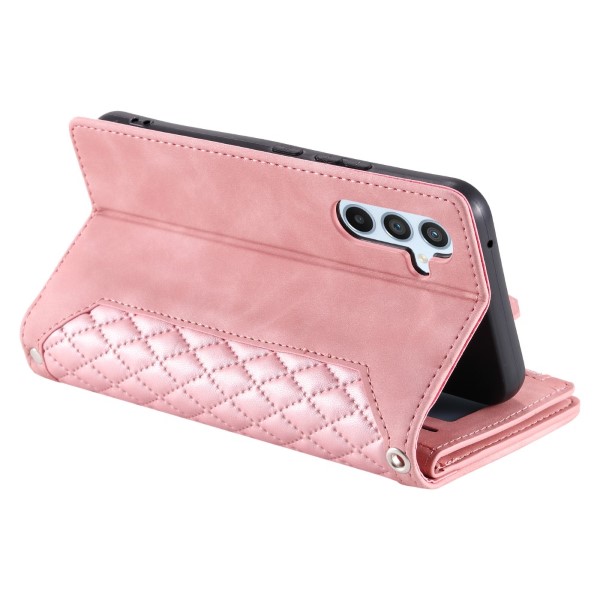 Pouzdro na Samsung Galaxy S23 FE Luxury Double Layer růžové