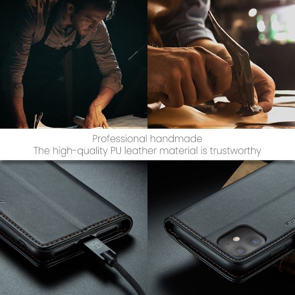Pouzdro pro iPhone 11 CASEME Smooth černé