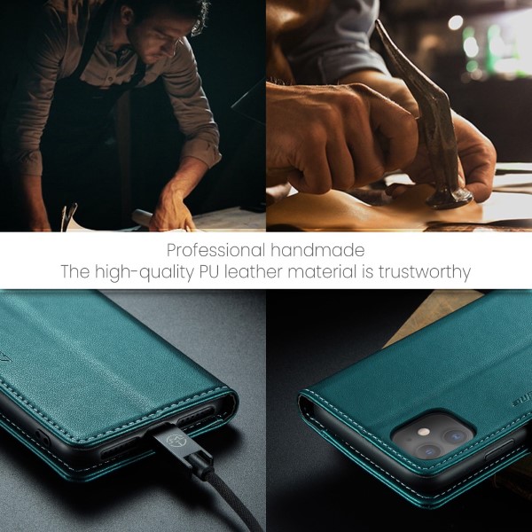 Pouzdro pro iPhone 11 CASEME Smooth zelené