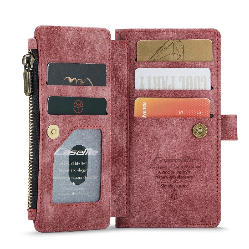 Pouzdro pro iPhone 7 / 8 / SE ( 2020 / 2022 ) Luxury Double Layer červené