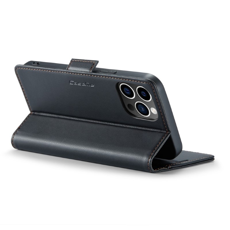 Pouzdro pro iPhone 12 / 12 Pro CASEME smooth černé