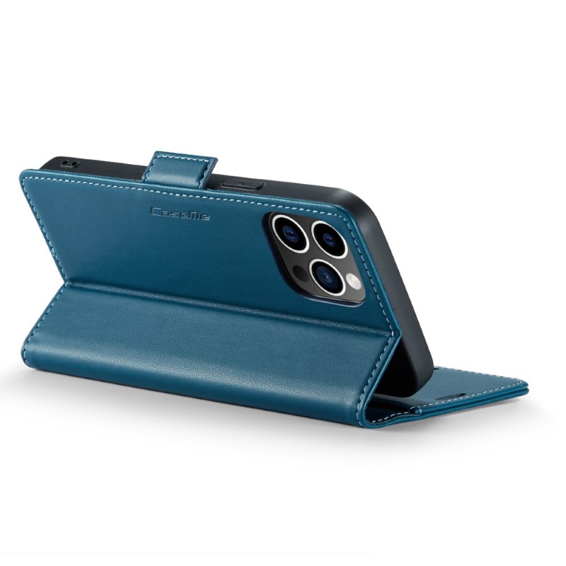 Pouzdro pro iPhone 12 / 12 Pro CASEME smooth modré