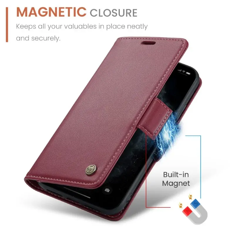 Pouzdro pro iPhone 11 Pro CASEME smooth červené