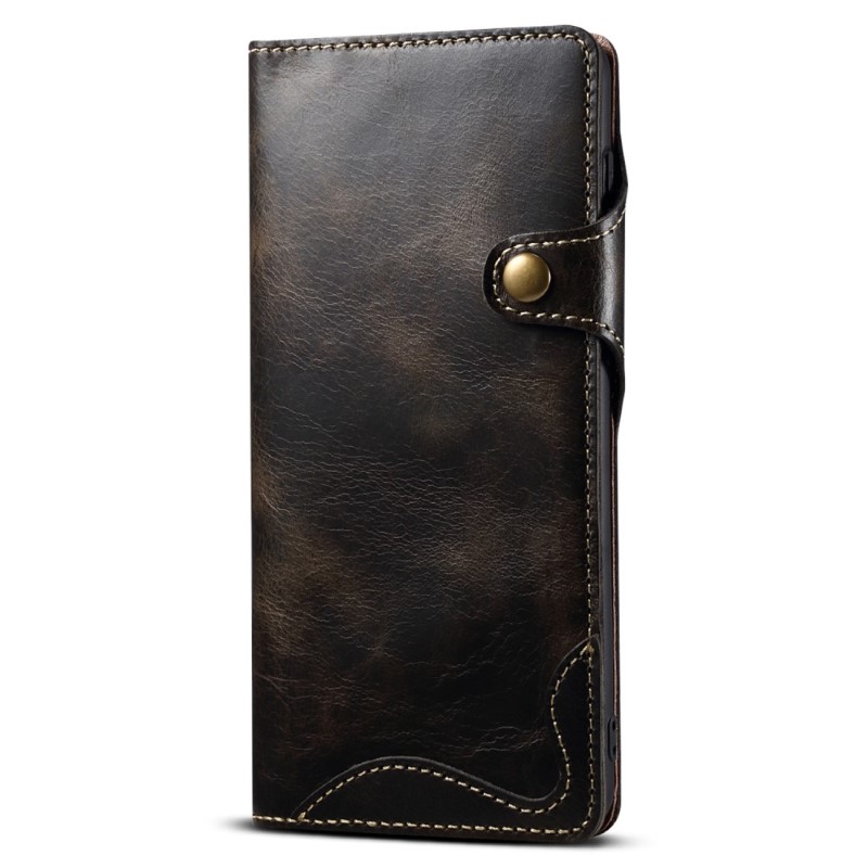 Pouzdro kožené Denior na Samsung Galaxy S23 FE černé