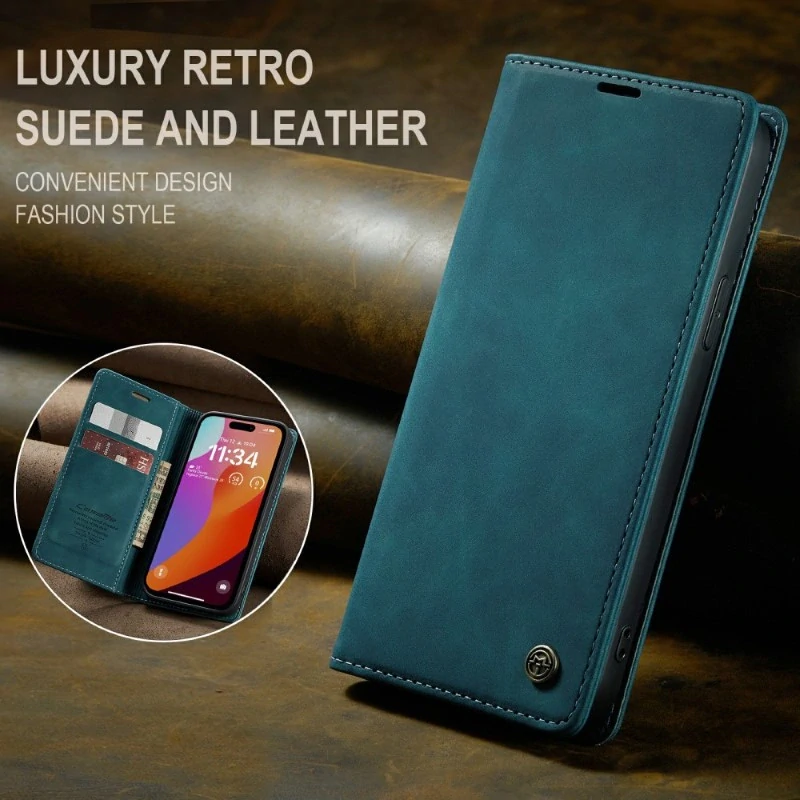 Pouzdro CASEME pro iPhone 16 Pro modré