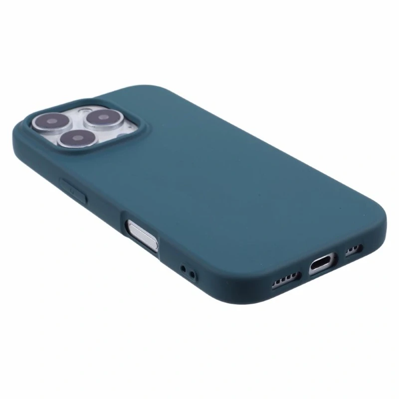 Kryt na iPhone 16 Pro gumový Premium tmavě zelený