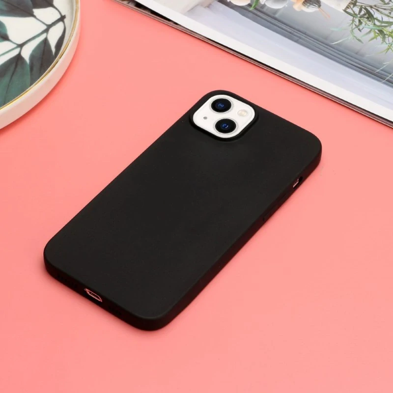 Kryt na iPhone 15 gumový Premium černý