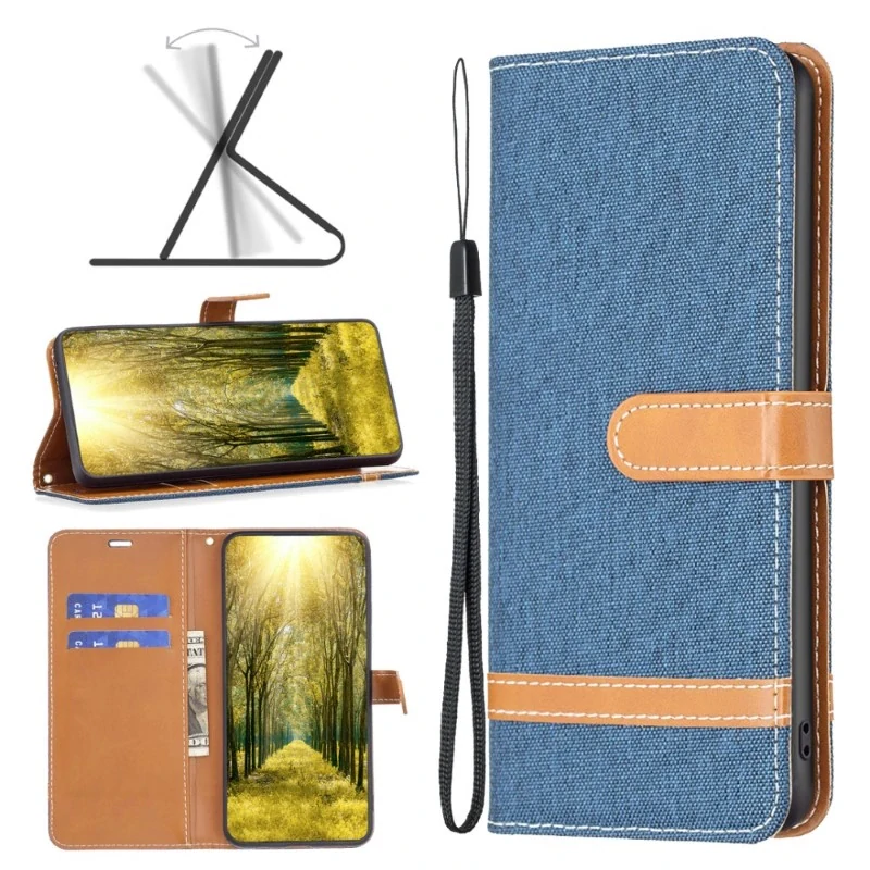 Pouzdro pro iPhone 15 Pro Jeans modré