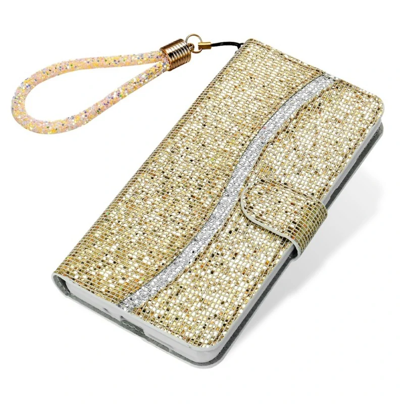 Pouzdro pro iPhone 15 Pro Glitter zlaté