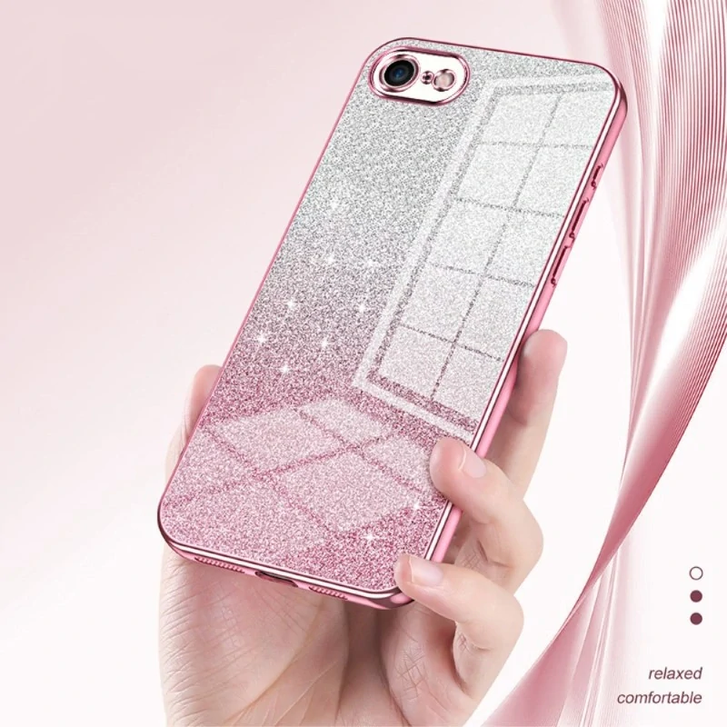 Kryt na iPhone 7 / 8 / SE ( 2020 / 2022 ) Glitter růžový