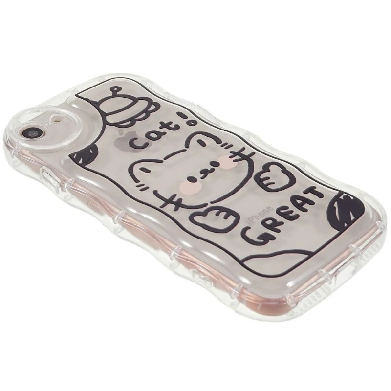 Kryt na iPhone 7 / 8 / SE ( 2020 / 2022 ) Kočka čirý