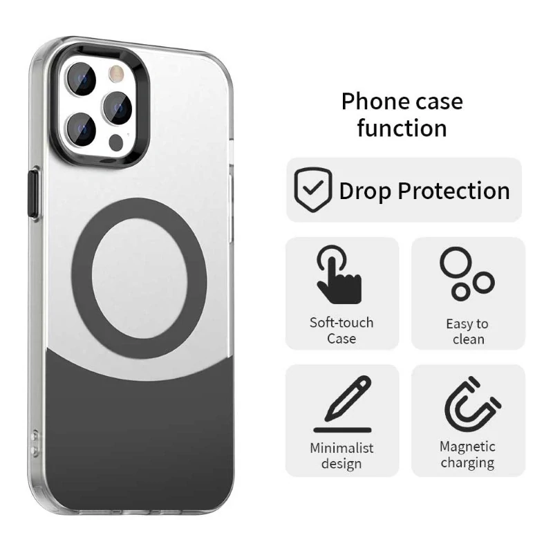 Kryt na iPhone 13 Pro Split s podporou Magsafe černý