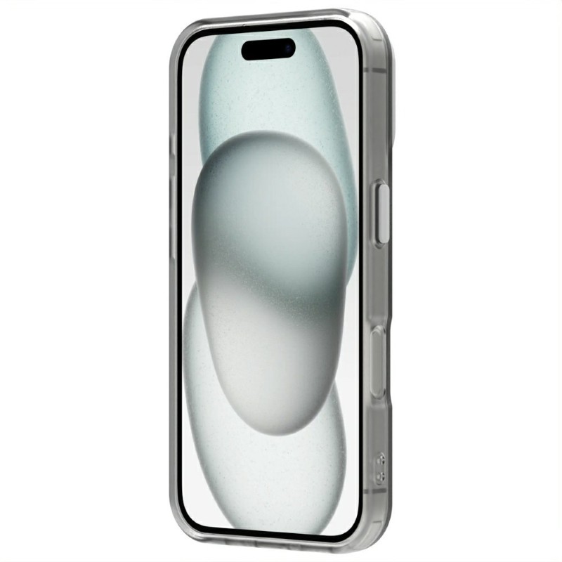 Kryt na iPhone 16 gumový Candy (podpora MagSafe) bílý