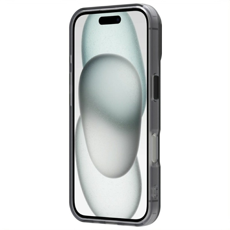 Kryt na iPhone 16 gumový Candy (podpora MagSafe) černý