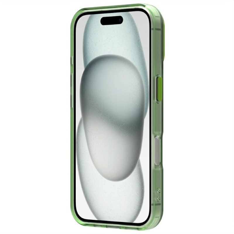 Kryt na iPhone 16 gumový Candy (podpora MagSafe) zelený