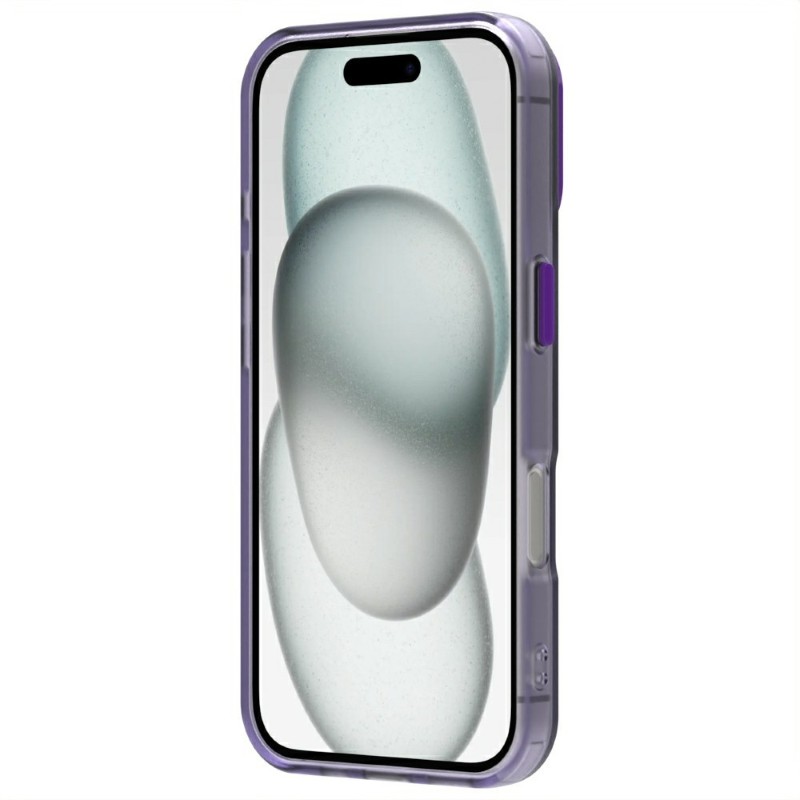 Kryt na iPhone 16 gumový Candy (podpora MagSafe) fialový
