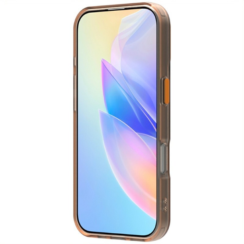 Kryt na iPhone 16 Pro gumový Candy (podpora MagSafe) oranžový