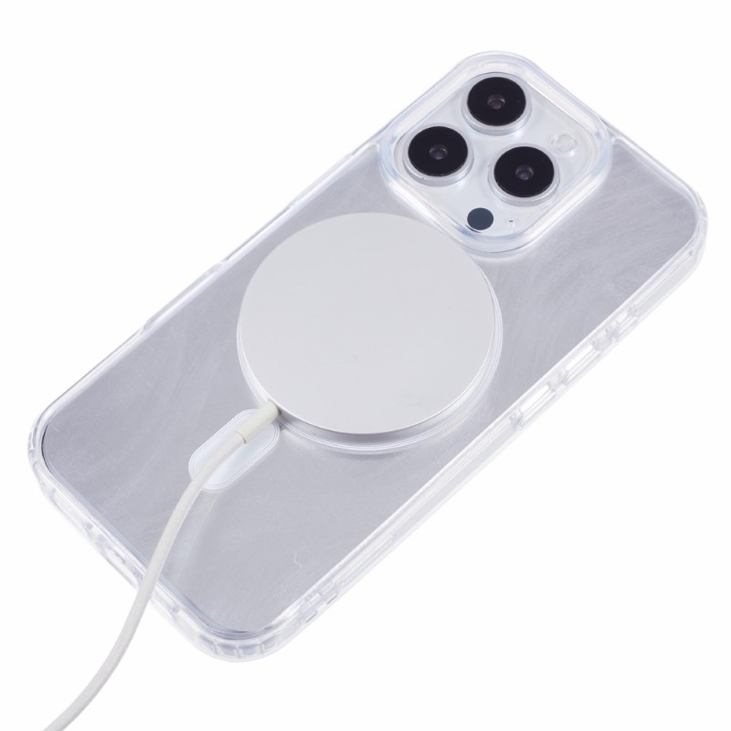Kryt na iPhone 16 Pro Glitter s podporou MAGSAFE šedý
