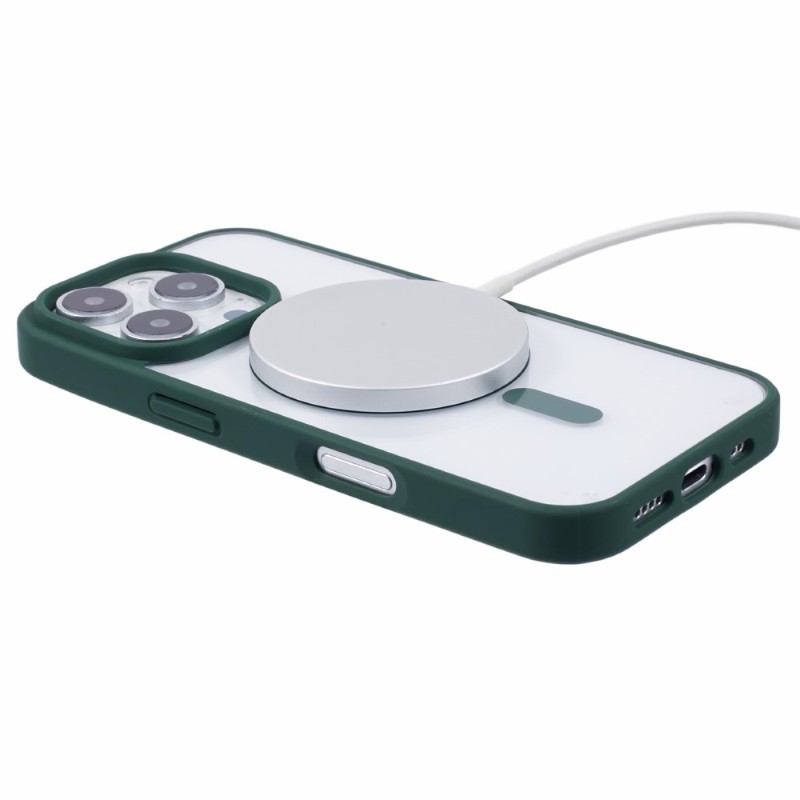Kryt na iPhone 16 Pro matný s podporou MagSafe zelený