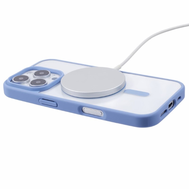 Kryt na iPhone 16 Pro matný s podporou MagSafe modrý