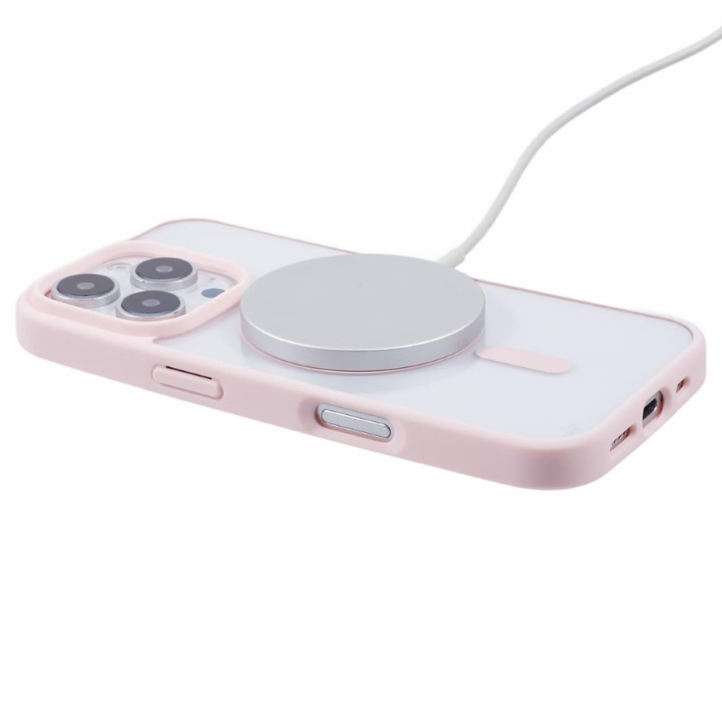 Kryt na iPhone 16 Pro Max matný s podporou MagSafe růžový