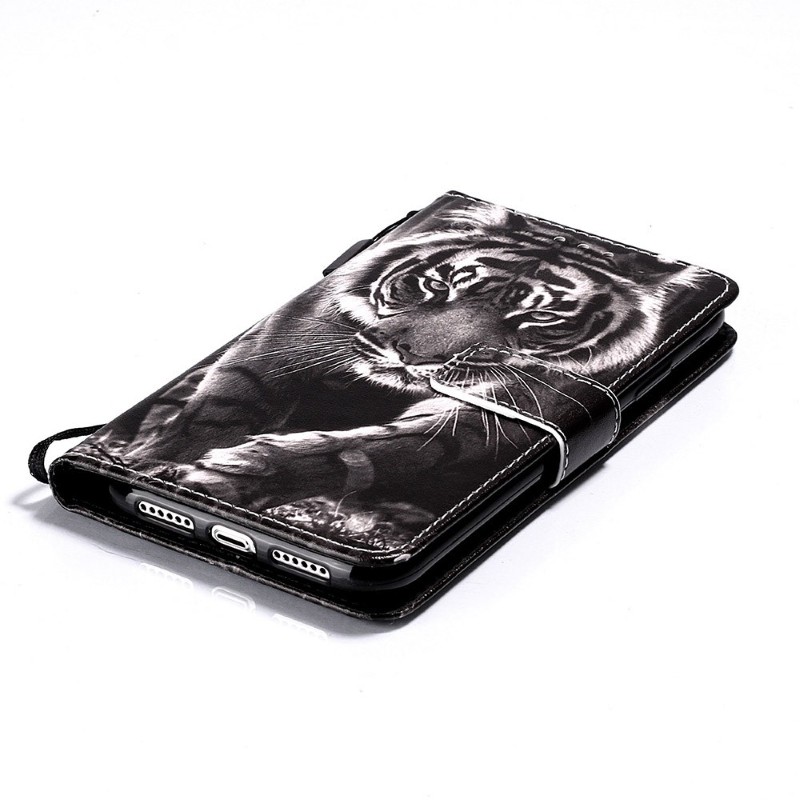Pouzdro pro iPhone 11 Tygr černé