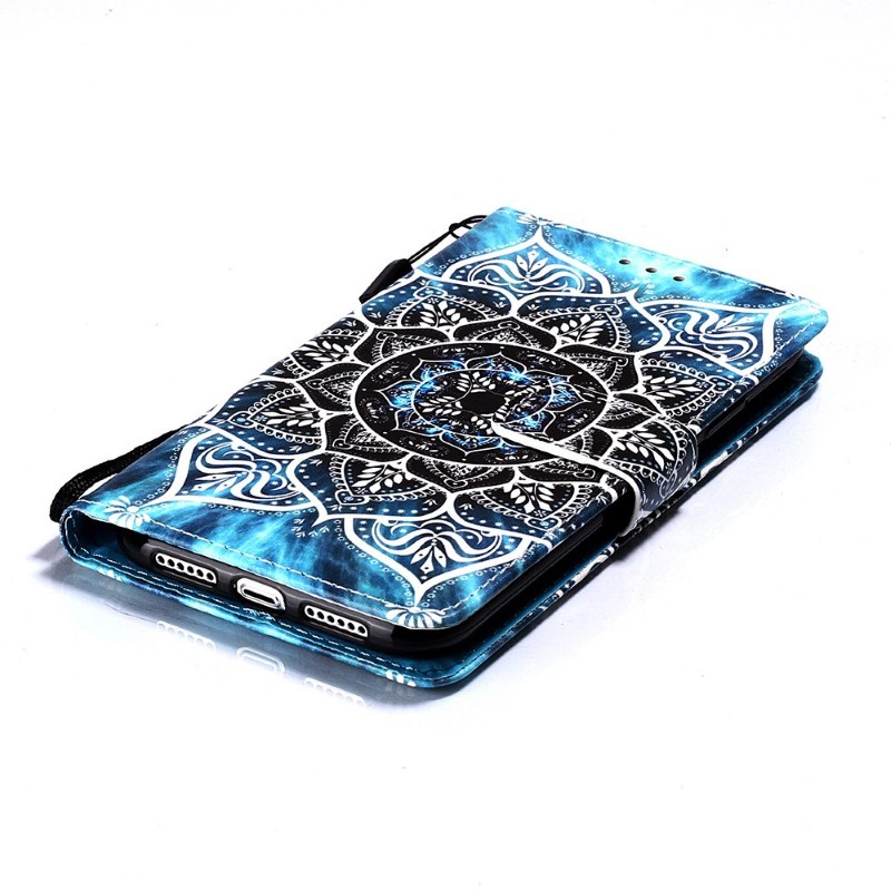 Pouzdro pro iPhone 11 Mandala modré