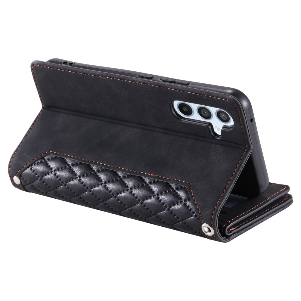 Pouzdro na Samsung Galaxy S25 Luxury Double Layer černé