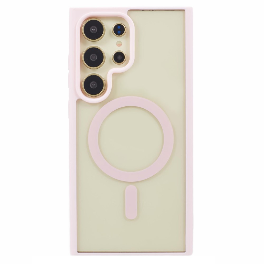 Kryt na Samsung Galaxy S23 Ultra matný s podporou MagSafe růžový