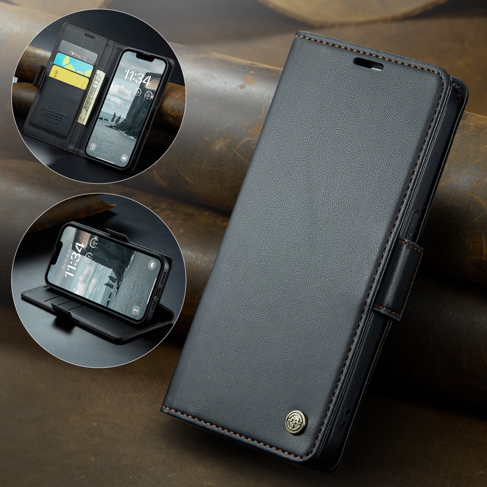 Pouzdro na iPhone 16E CASEME Smooth černé