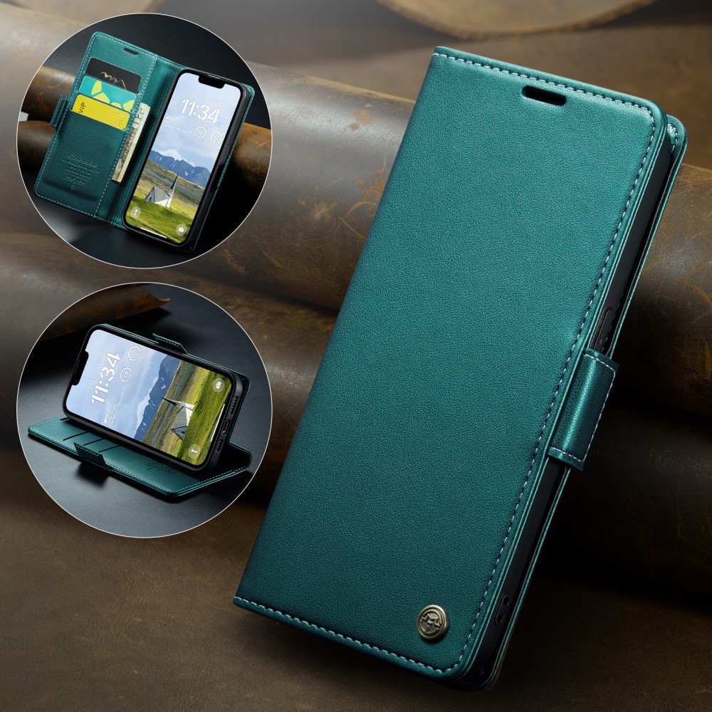 Pouzdro na iPhone 16E CASEME Smooth zelené