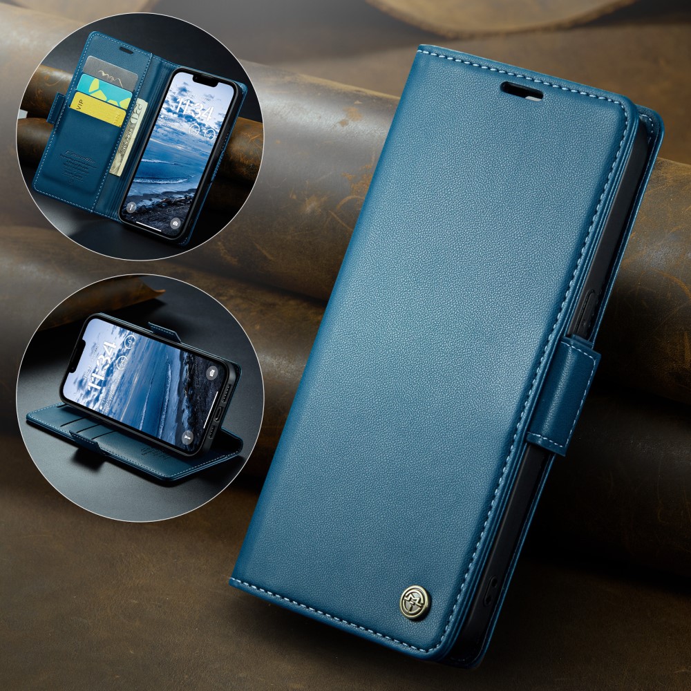 Pouzdro na iPhone 16E CASEME Smooth modré