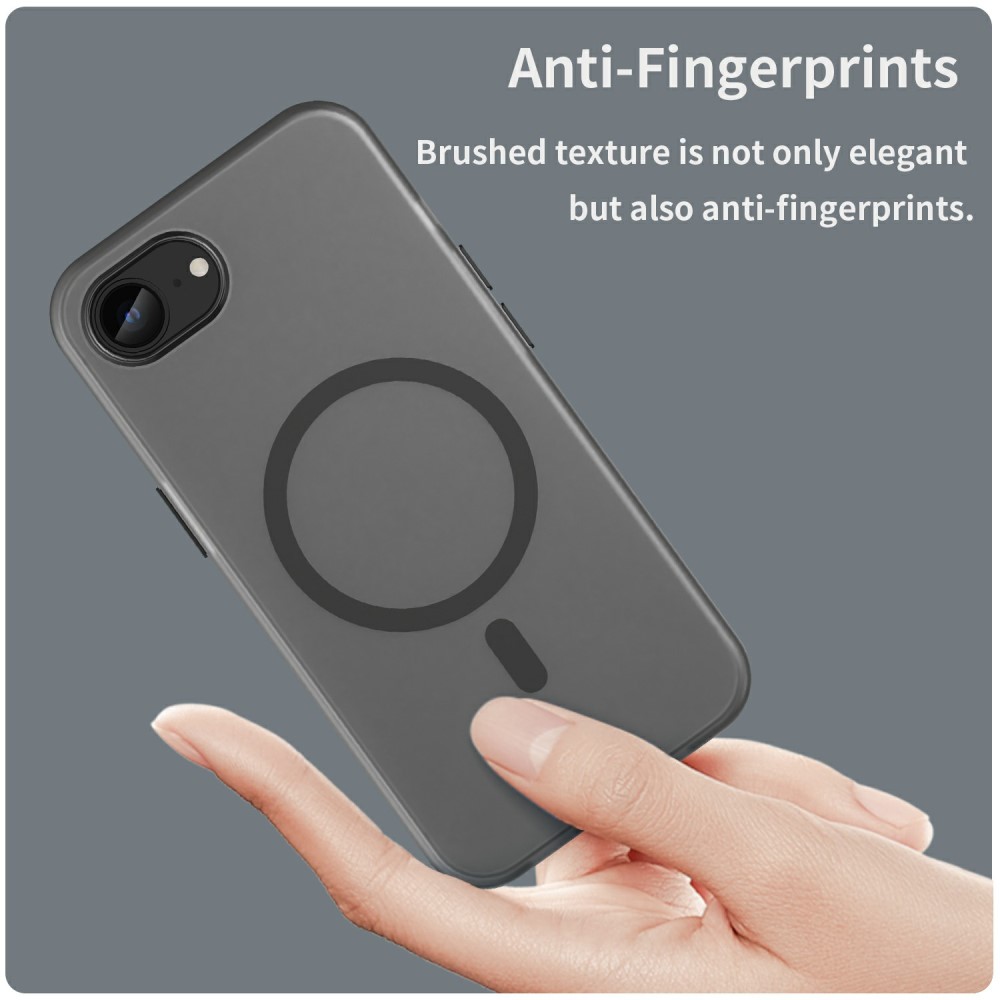 Kryt na iPhone 16E Candy s podporou MAGSAFE černý