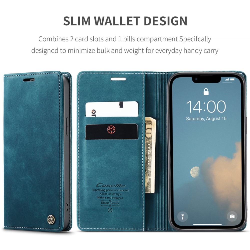 Pouzdro CASEME pro iPhone 16E modré