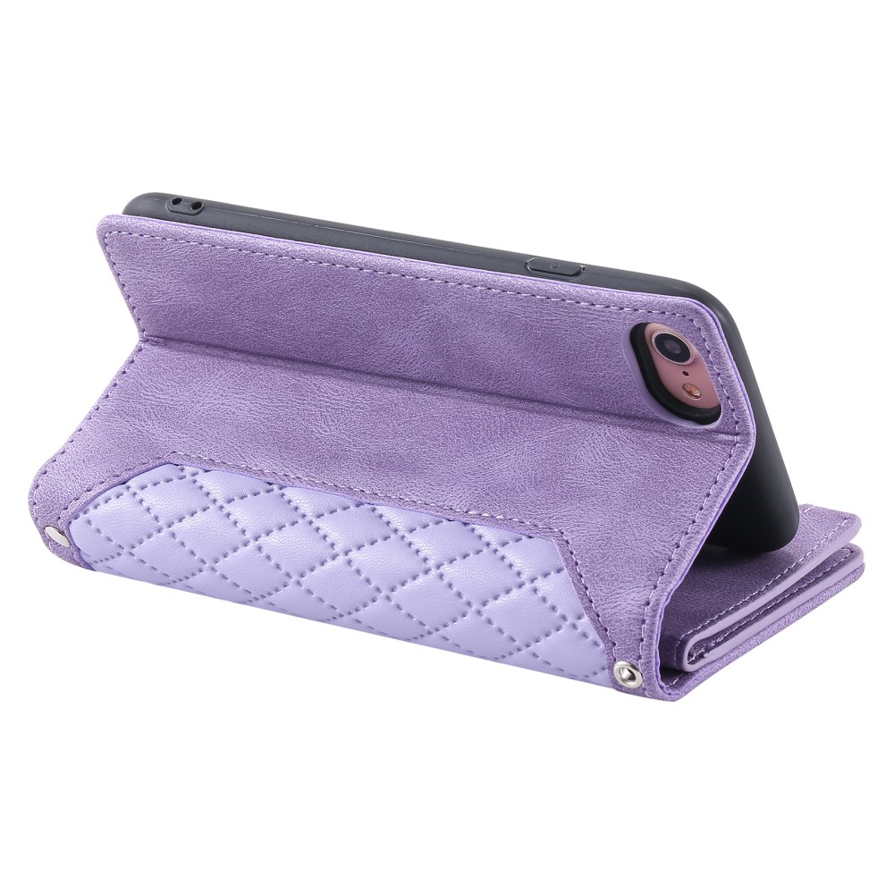 Pouzdro pro iPhone 16E Luxury Double Layer fialové