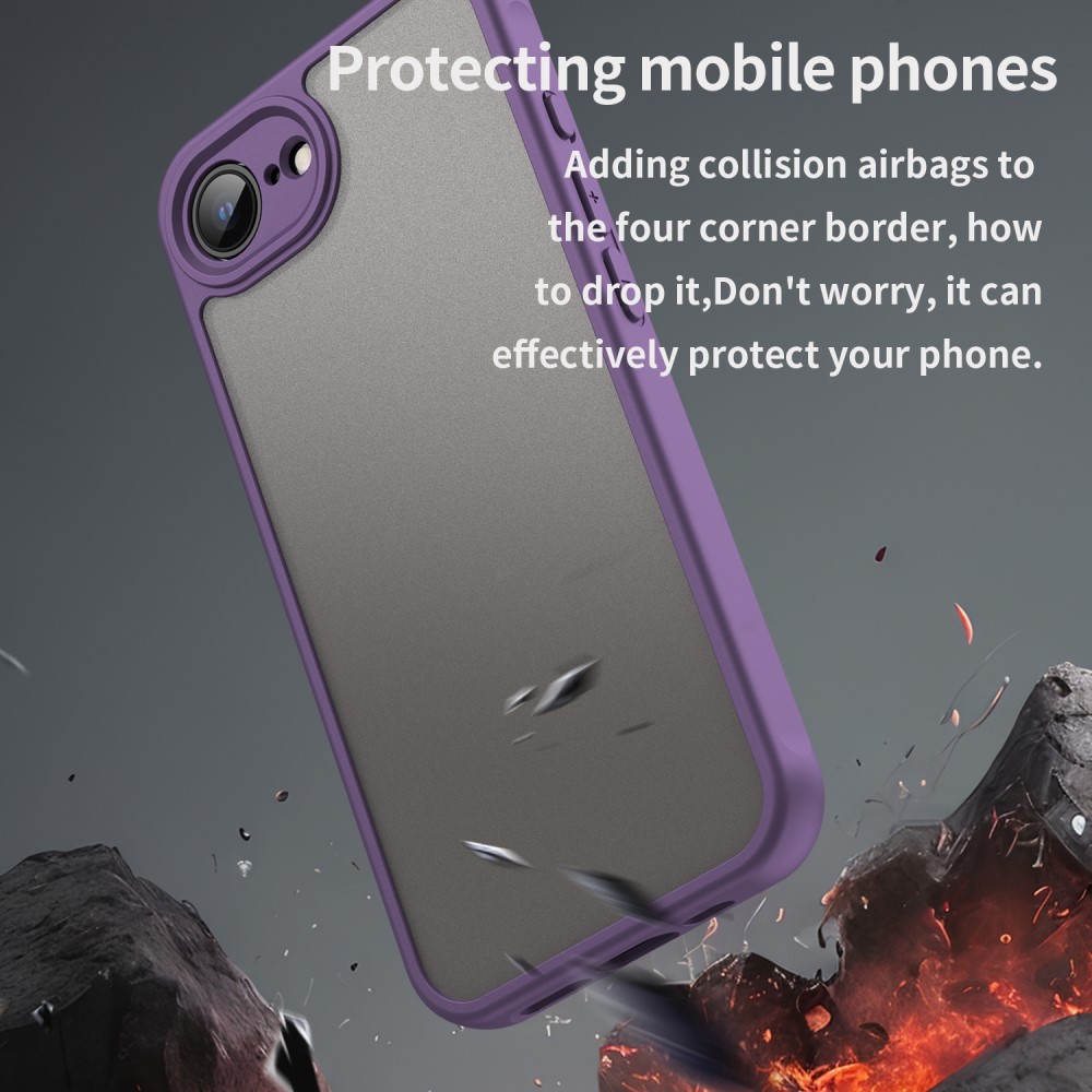 Kryt na iPhone 16E Frosted fialový
