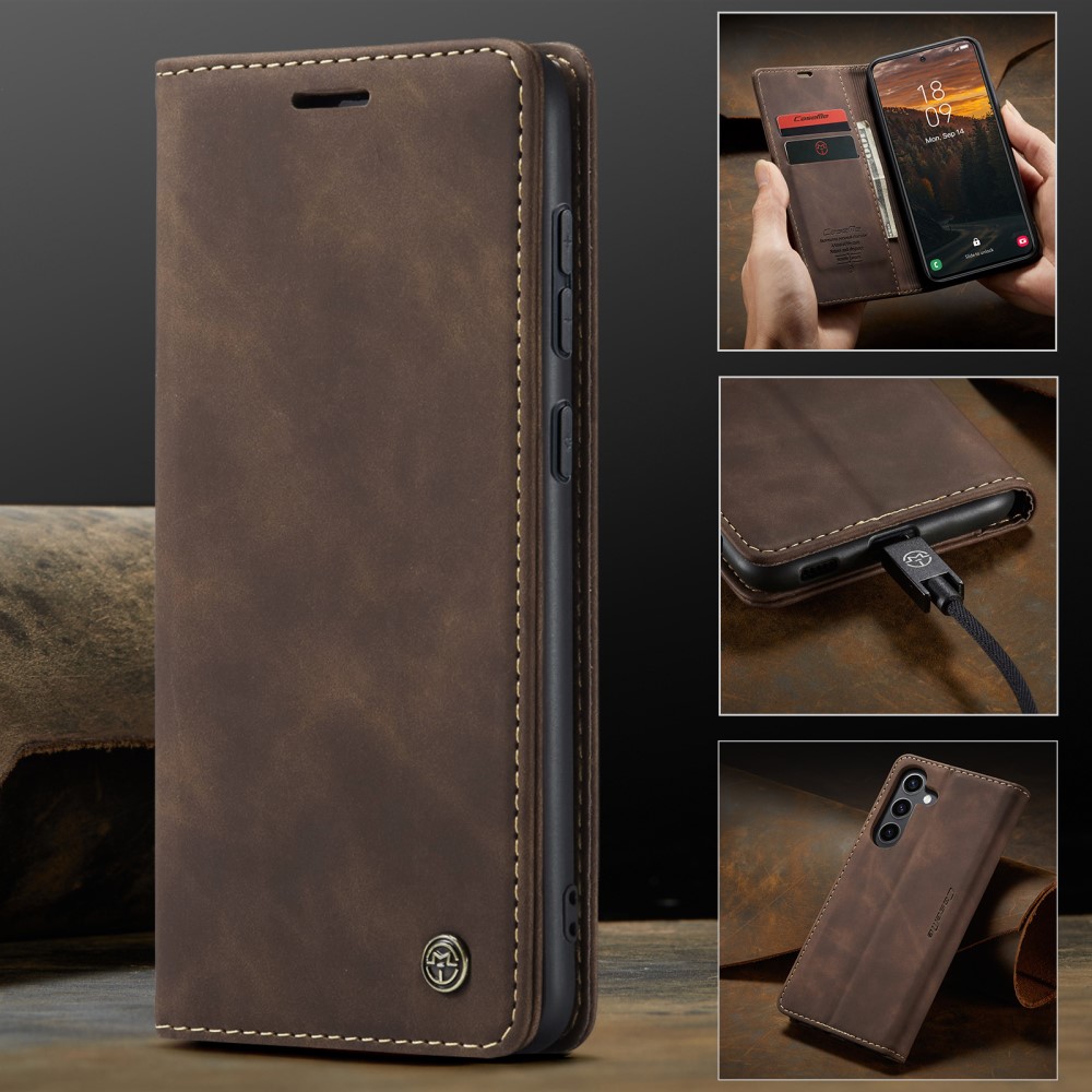 Pouzdro na Samsung Galaxy S24 FE CASEME hnědé