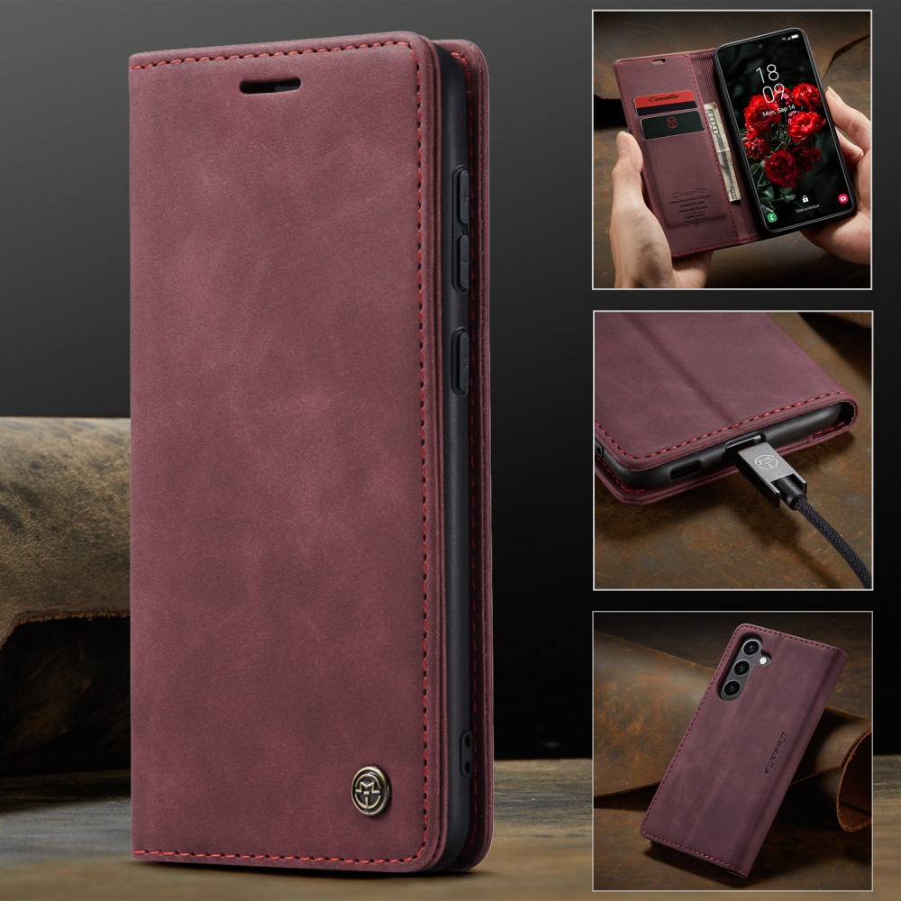 Pouzdro na Samsung Galaxy S24 FE CASEME červené