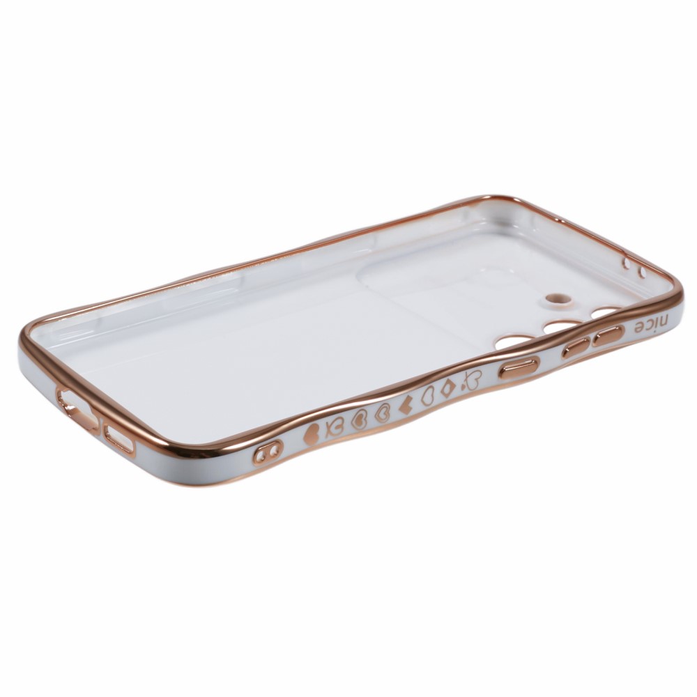 Kryt na Samsung Galaxy S23 FE Srdíčko bílý