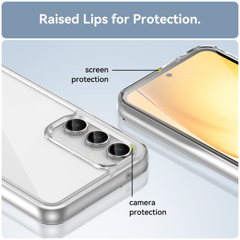 Kryt na Samsung Galaxy S23 FE odolný gumový čirý