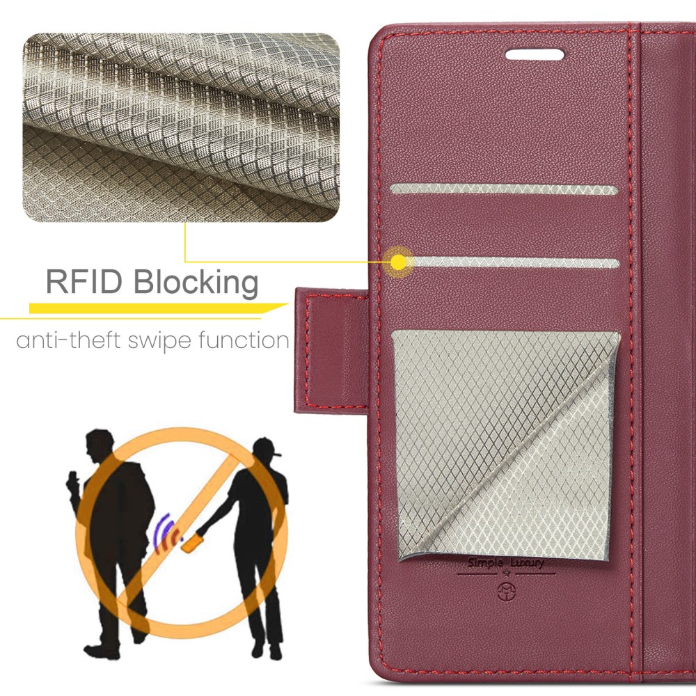 Pouzdro na Samsung Galaxy S25+ CASEME smooth červené