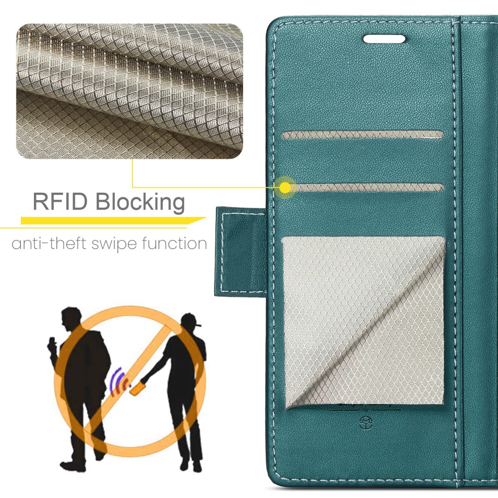 Pouzdro na Samsung Galaxy S25+ CASEME smooth zelené